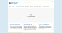 Desktop Screenshot of investmentpartners.com